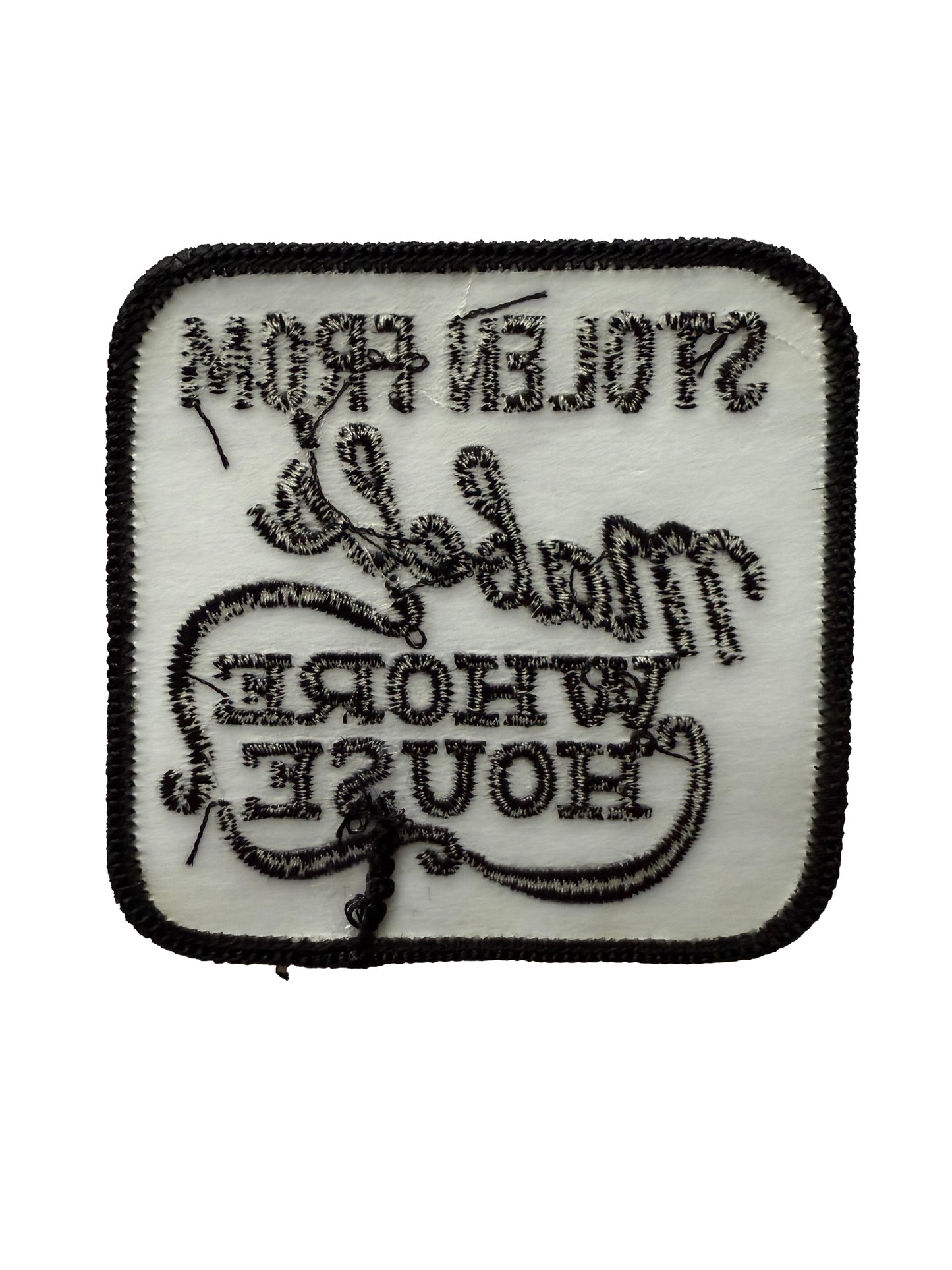Black & White Stolen From Mabel's Whore House Vintage Patch