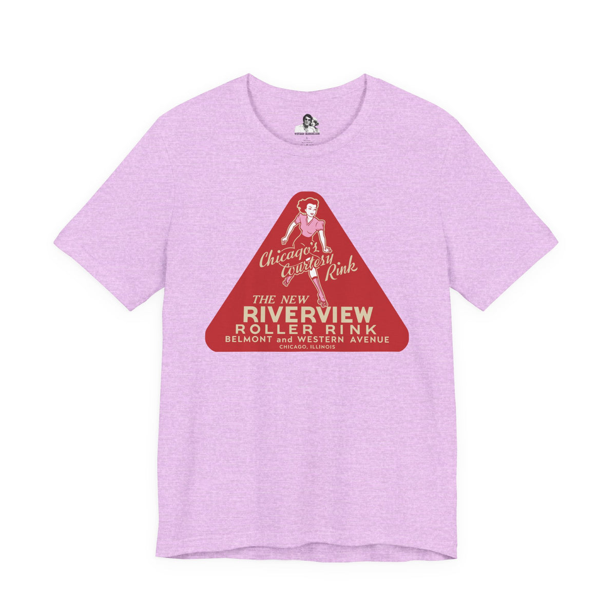 Chicago Riverview Roller Rink Light T-Shirt