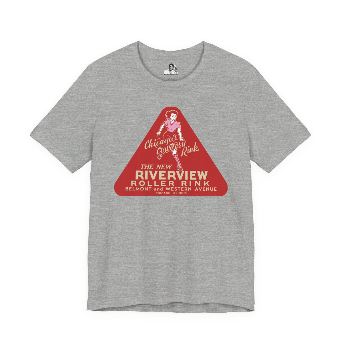 Chicago Riverview Roller Rink Light T-Shirt