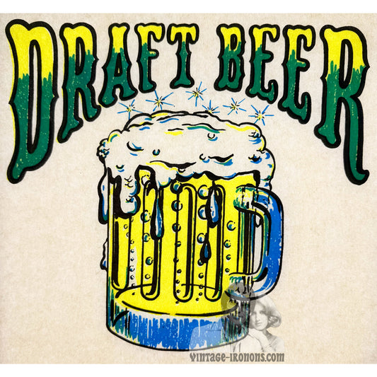 Draft Beer Vintage Rat's Hole Iron On Heat Transfer