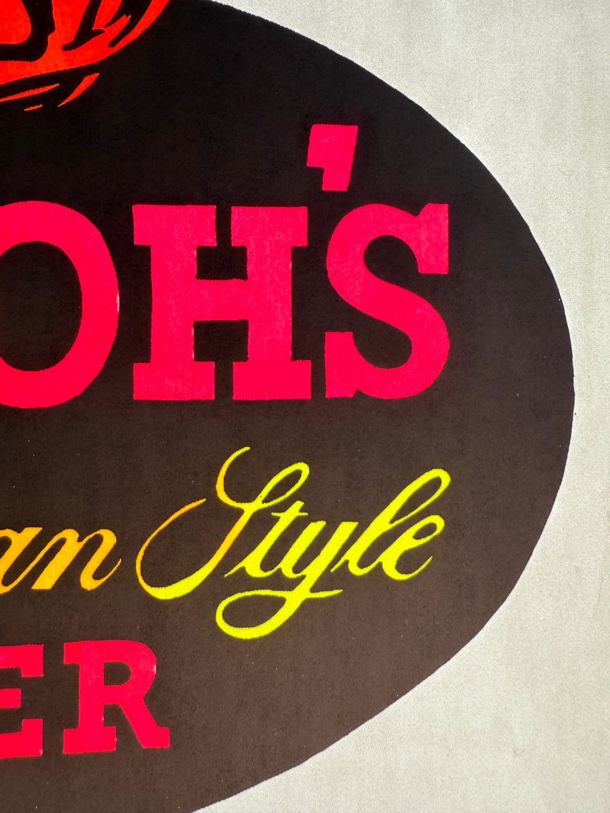 Stroh's Bohemian Style Beer Vintage Iron On Heat Transfer