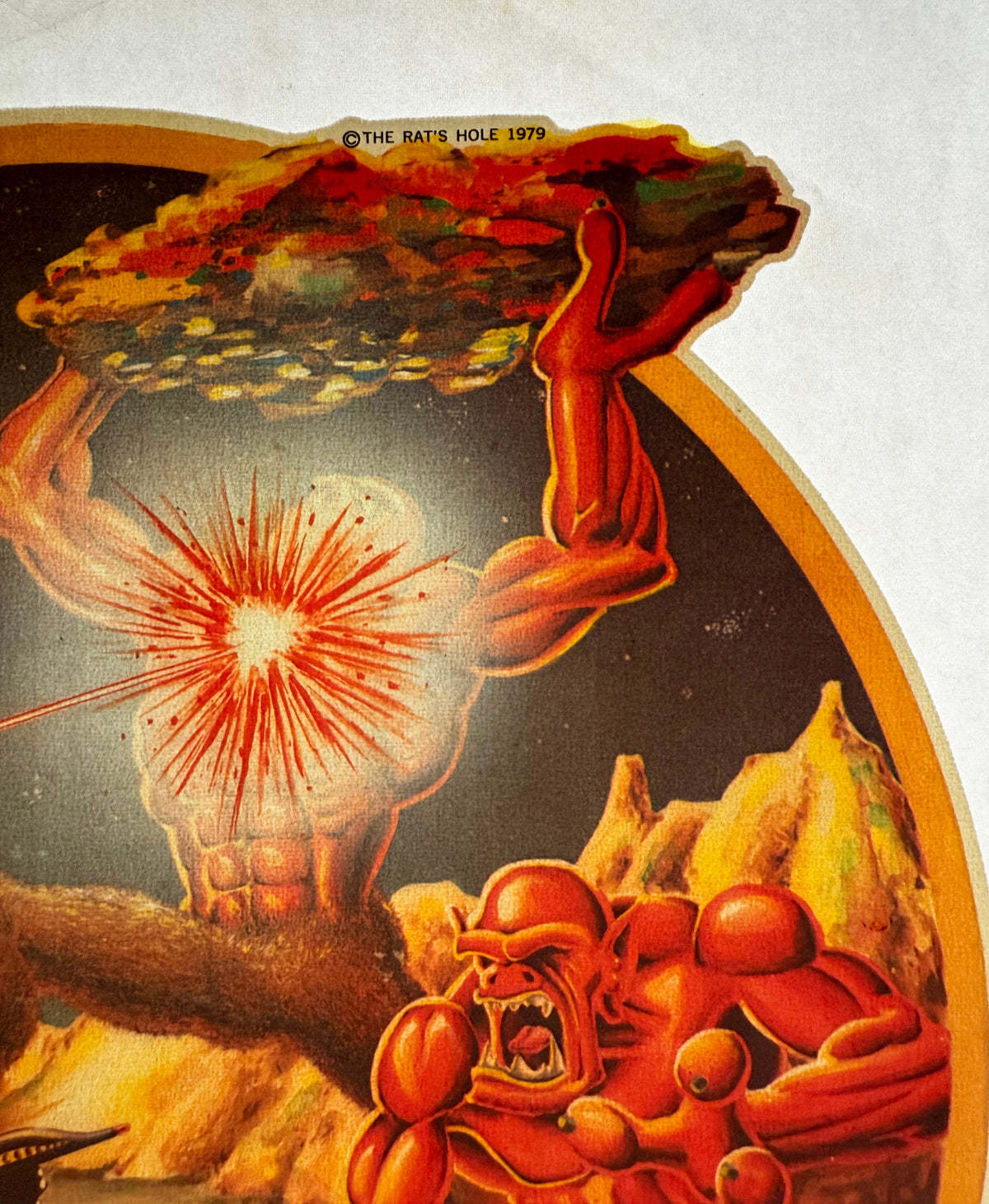Battle of Mars Vintage Iron On Heat Transfer