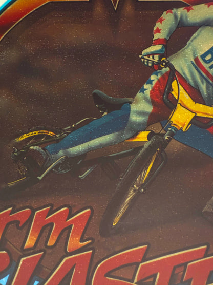 BMX Berm Buster Vintage Iron On Heat Transfer