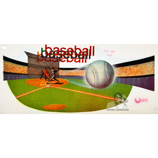 Baseball Vintage Iron On Heat Transfer