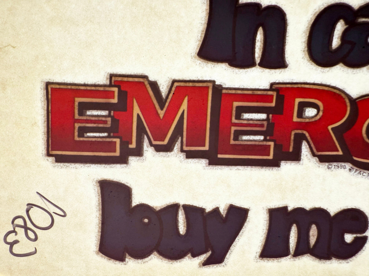 I'm an Alcoholic In Case of Emergency Buy Me a Drink Vintage Iron On Heat Transfer