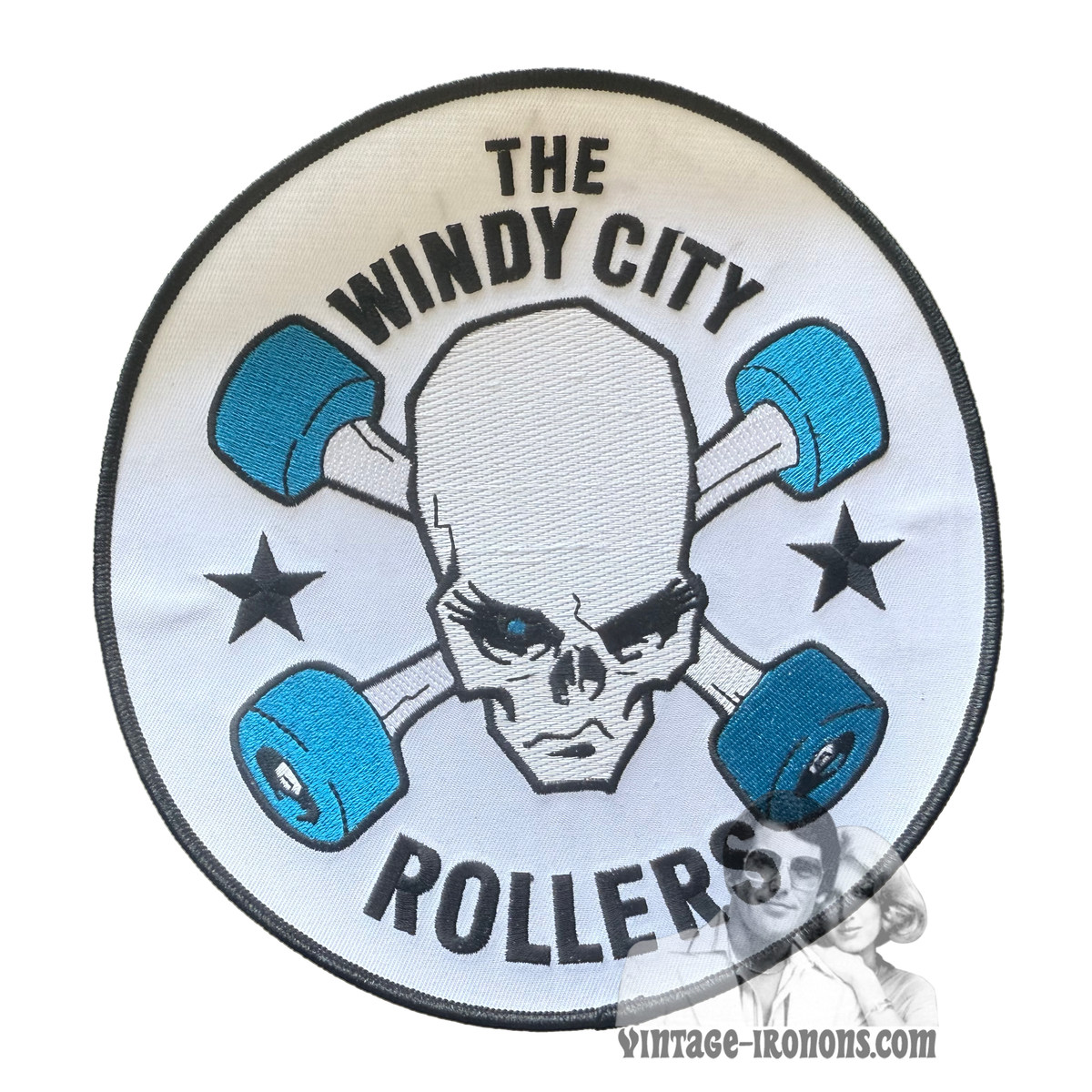Large Windy City Rollers Chicago Roller Derby Vintage Patch