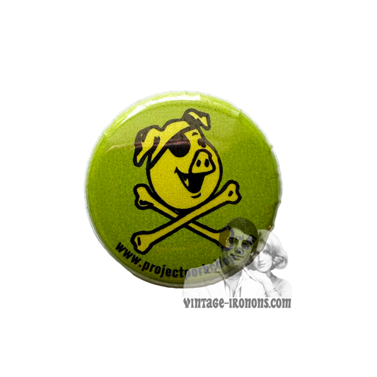 Project: Porkchop Pea Green 1" Button