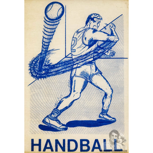 Handball Vintage Iron On Heat Transfer