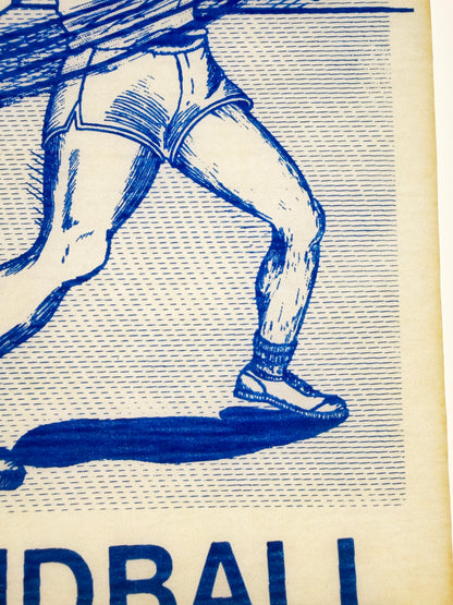 Handball Vintage Iron On Heat Transfer
