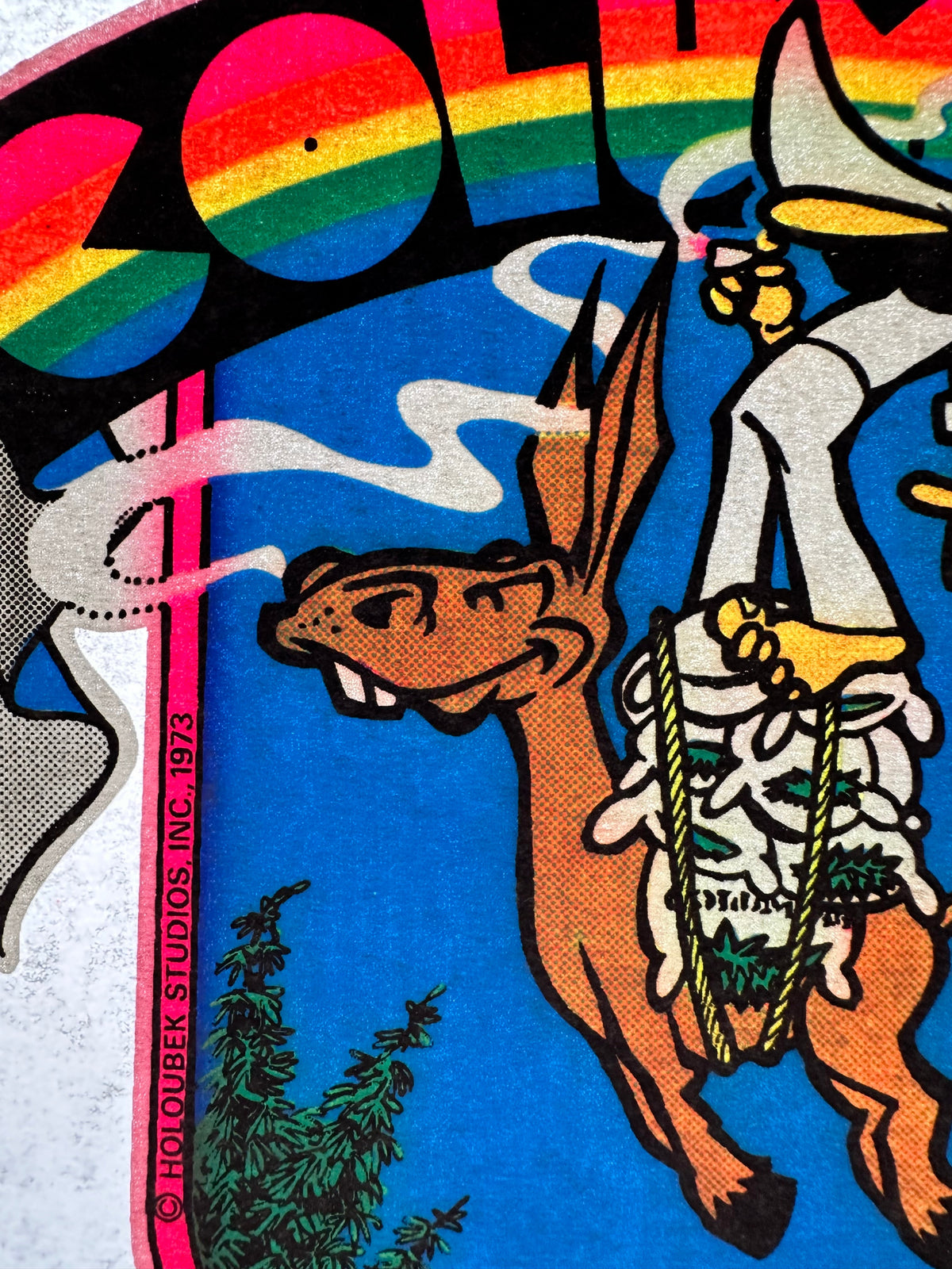Smoke Columbian Vintage Iron On Heat Transfer