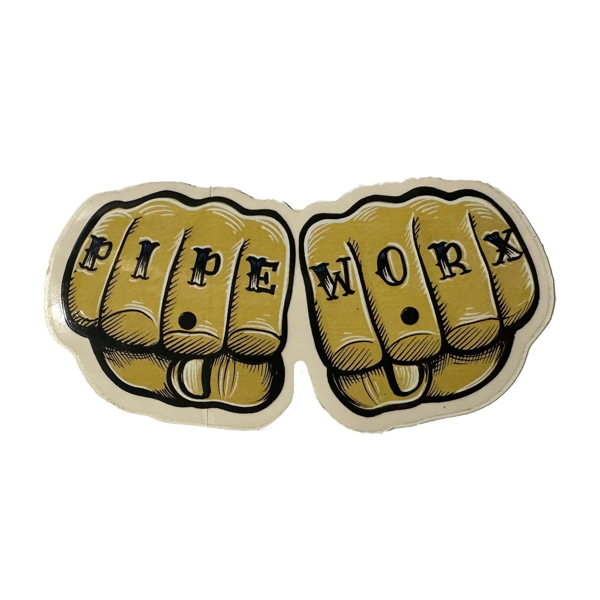 Pipe Worx Knuckle Tattoo Sticker