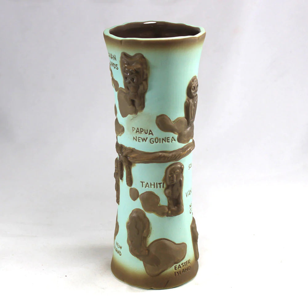 "Discovery!" Polynesia Map Tiki Mug