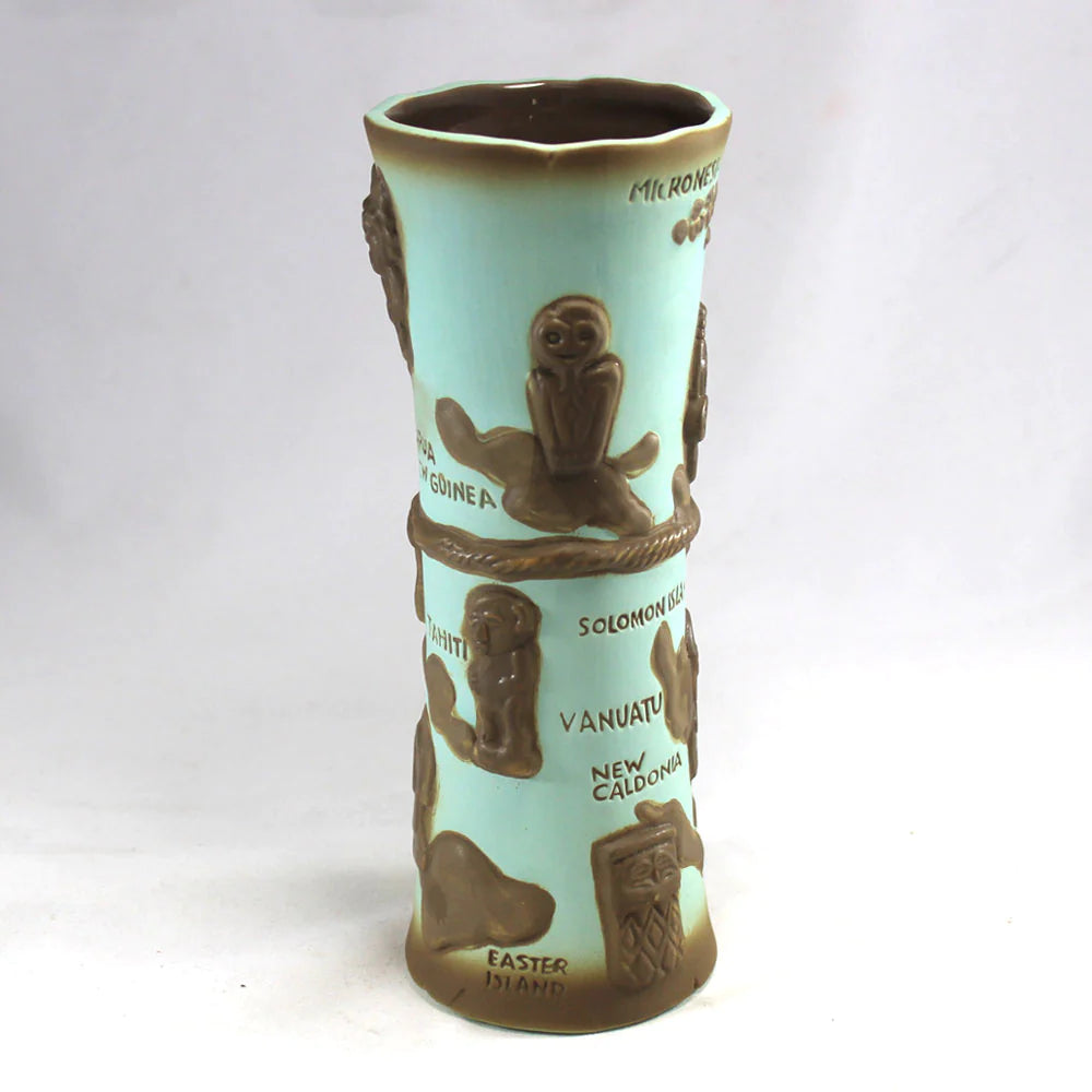 "Discovery!" Polynesia Map Tiki Mug