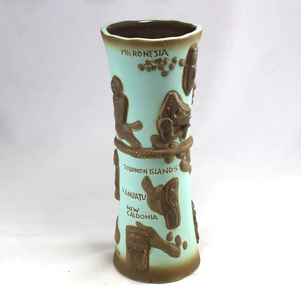 "Discovery!" Polynesia Map Tiki Mug