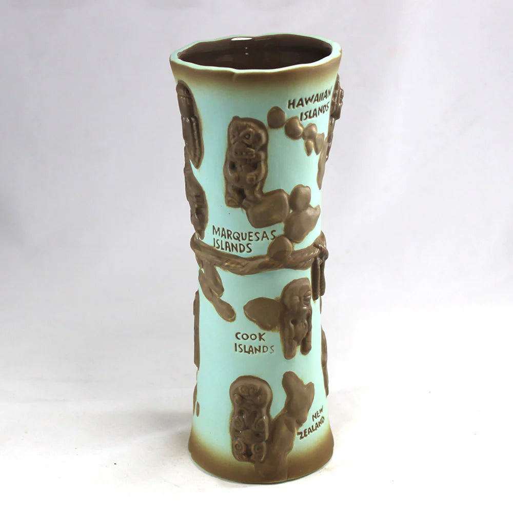 "Discovery!" Polynesia Map Tiki Mug