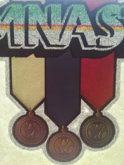 Gymnastics Vintage Glitter Iron On Heat Transfer