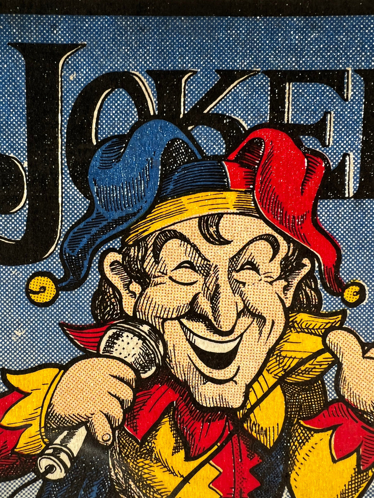 Joker Vintage Iron On Heat Transfer