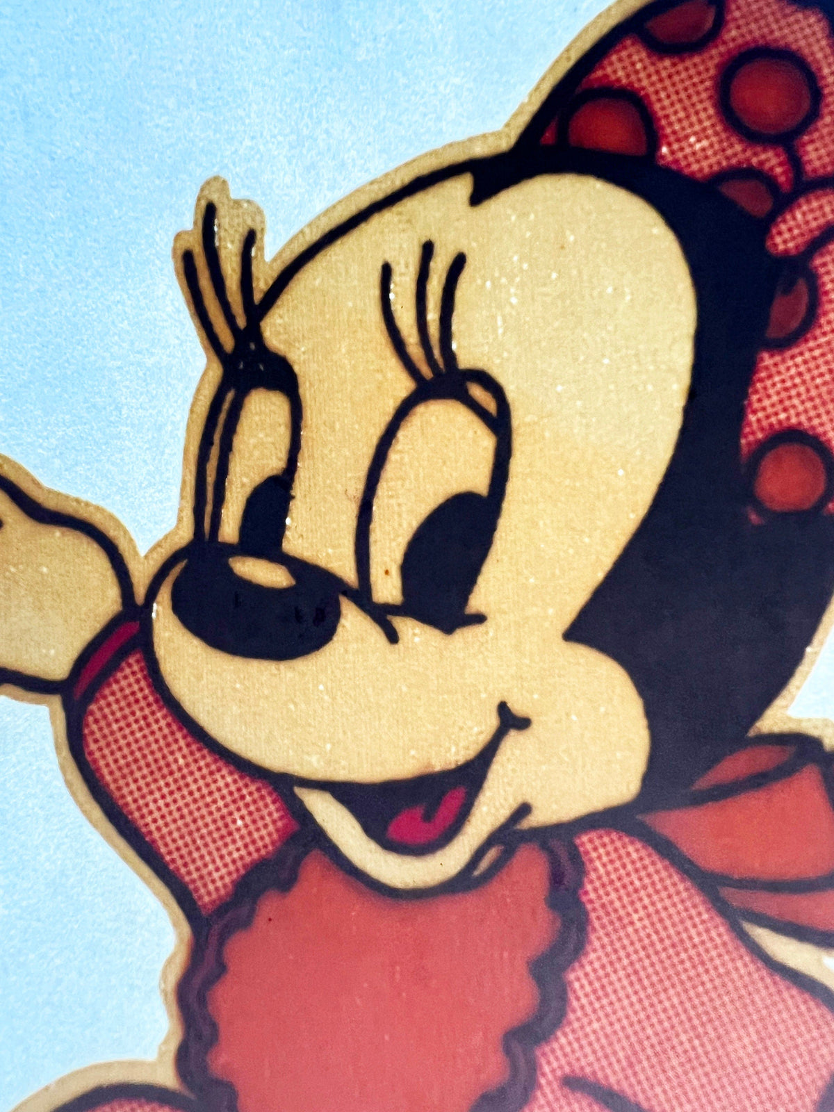 Baby Minnie Mouse Disney Vintage Iron On Heat Transfer