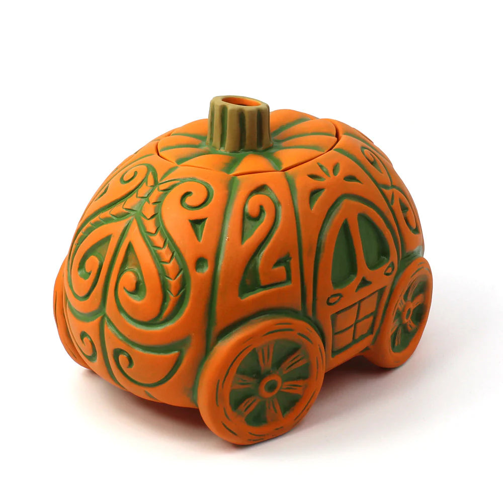 Pumpkin Buggy Lidded Tiki Mug