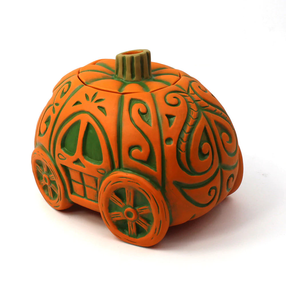 Pumpkin Buggy Lidded Tiki Mug