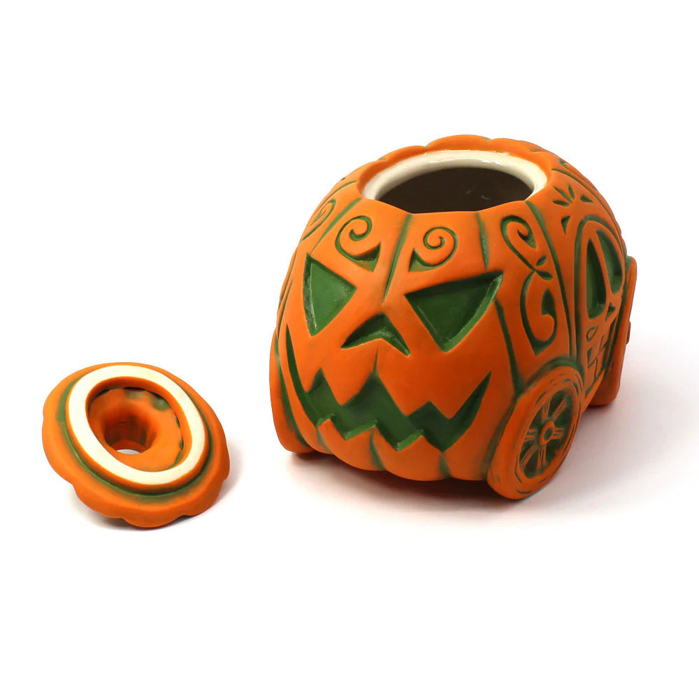 Pumpkin Buggy Lidded Tiki Mug