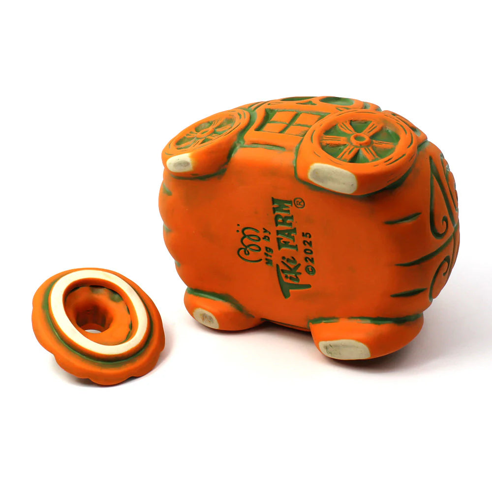 Pumpkin Buggy Lidded Tiki Mug
