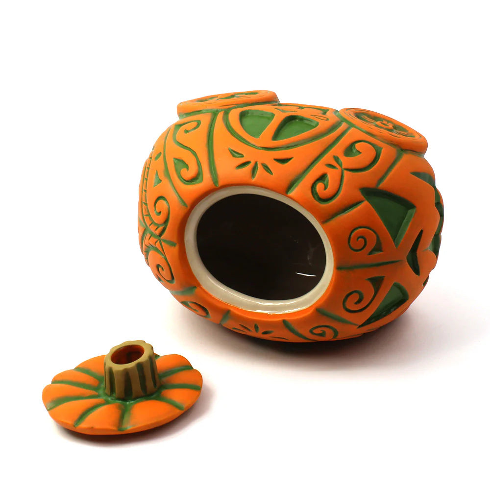 Pumpkin Buggy Lidded Tiki Mug