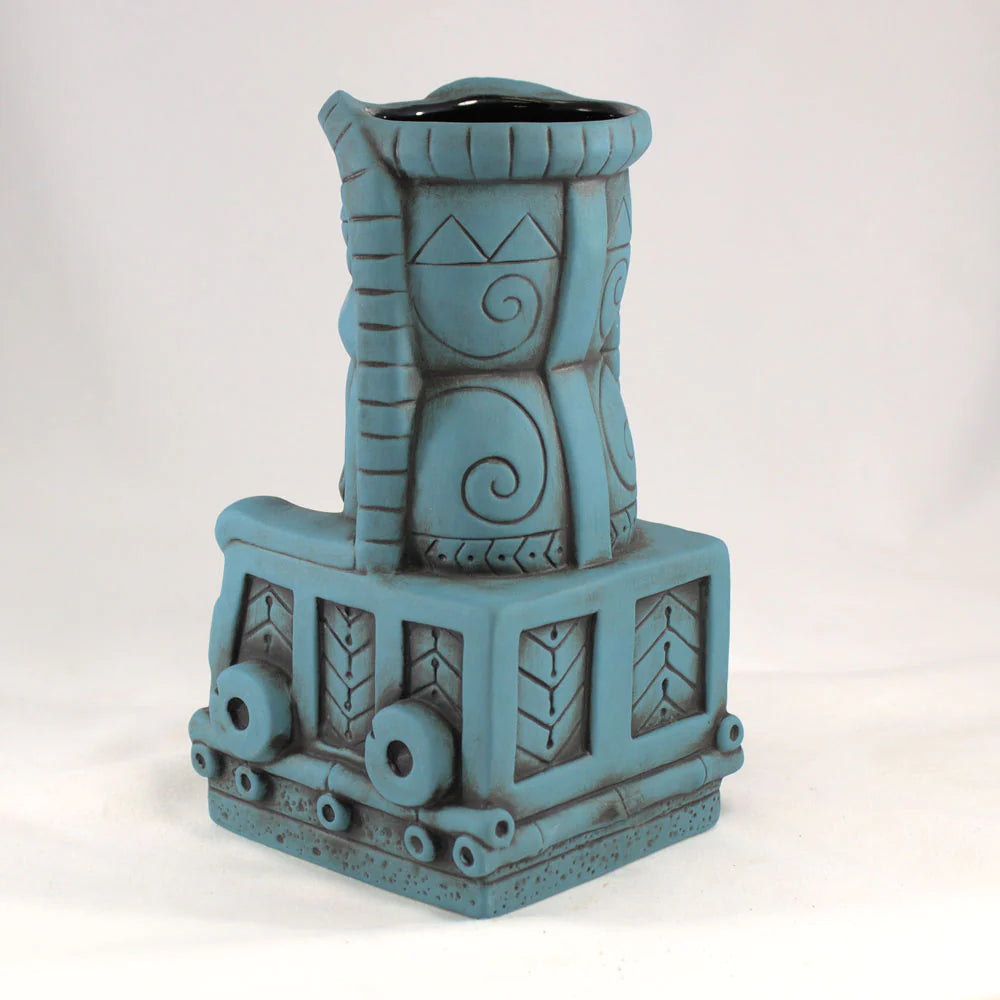 Tropical Thunder Express Tiki Mug, Blue Lono