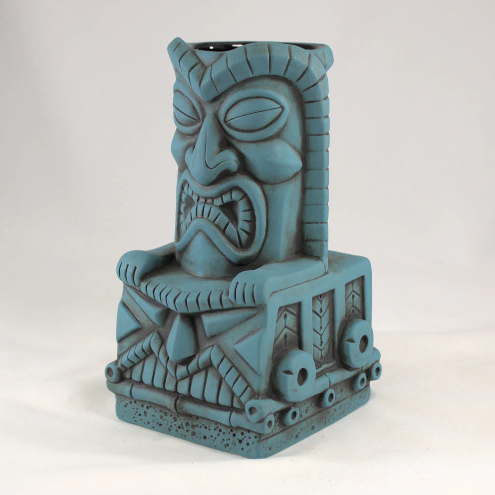 Tropical Thunder Express Tiki Mug, Blue Lono