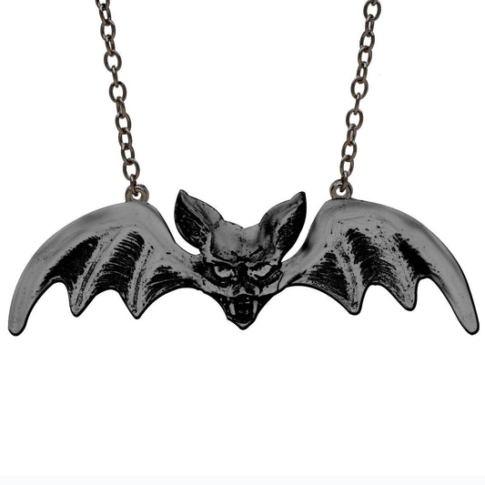 Bat Pendant Black