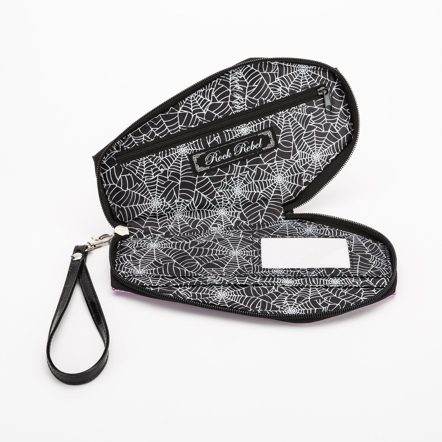 Monster Collage Glitter Coffin Wallet