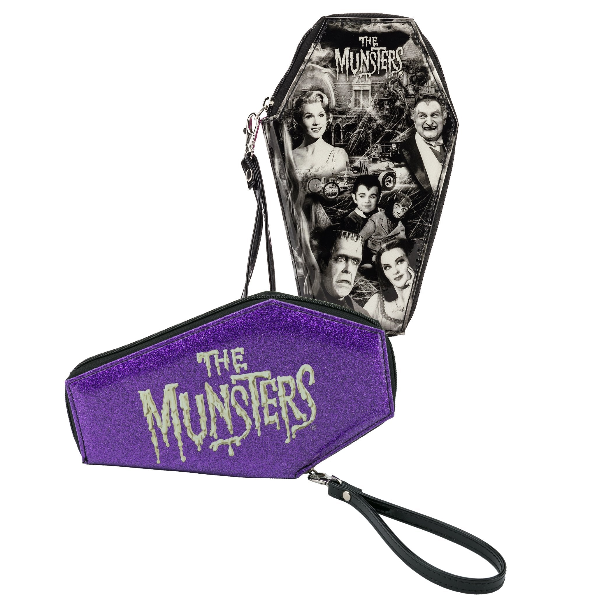 Munsters Family Glitter Coffin Wallet