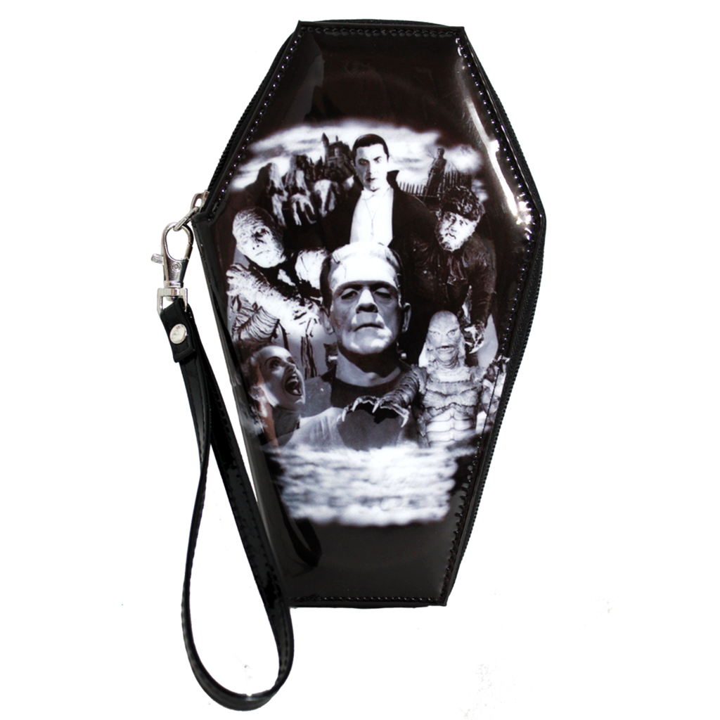 Monster Collage Coffin Wallet