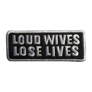 Loud Wives Loser Lives Vintage Patch