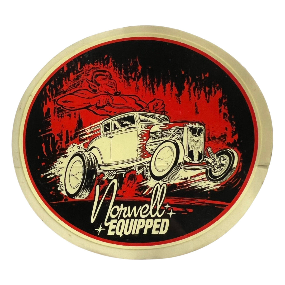 Norweld Sticker Norwell Equipped Devil Sticker – Broken Cherry