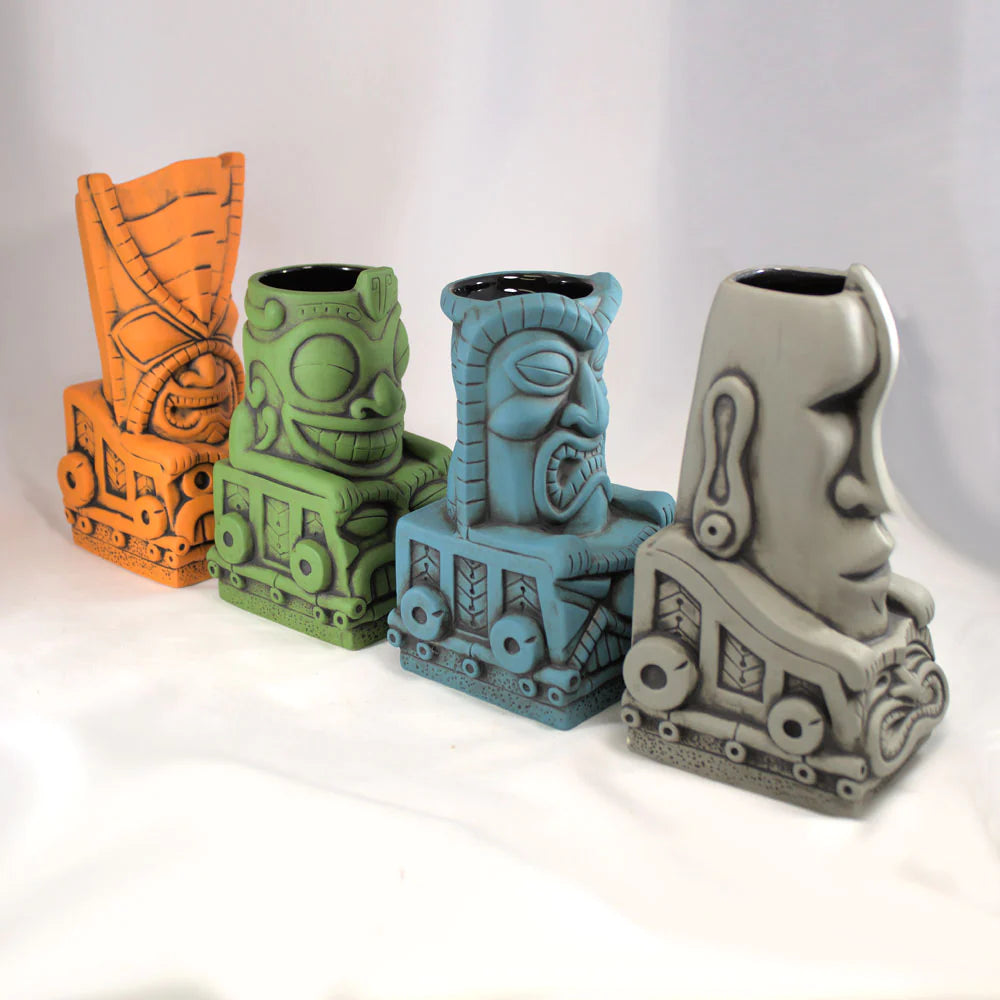 Tropical Thunder Express Tiki Mug Set
