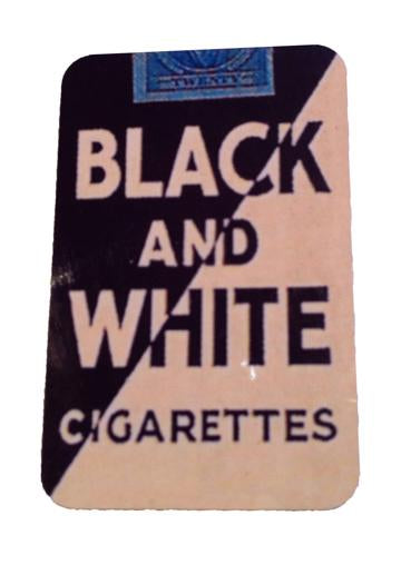 Black and White Cigarettes Magnet