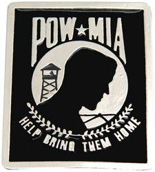 POW MIA Rectangle Belt Buckle