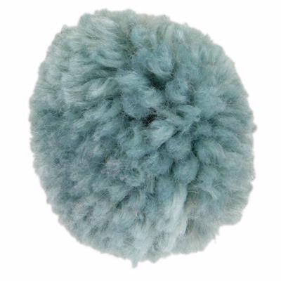 Yarn Pom-Pom Hairclip - Blue