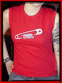 Safety Pin Women's Muscle Tee - Size Small Only