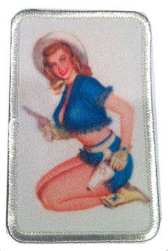 Cowgirl Pin Up Patch