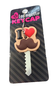 I Heart Mustaches Key Cap