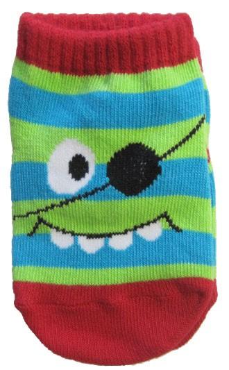 Pirate Monster Baby Socks