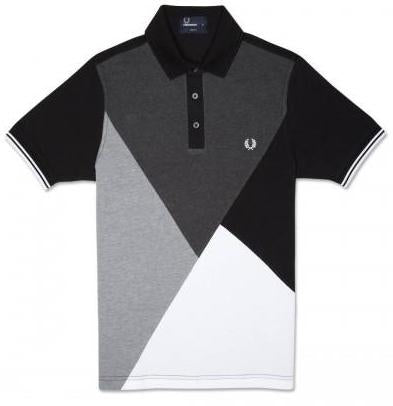 Argyle Cut and Sew Polo Shirt