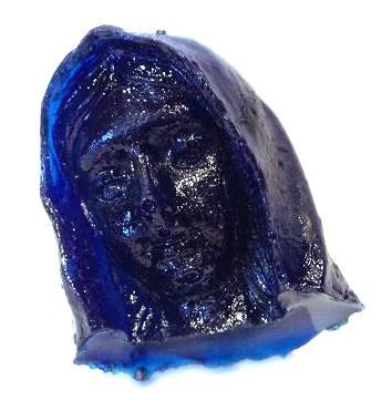 Virgin Mary Shift Knob - Blue