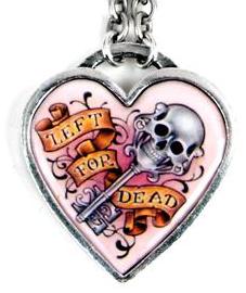 Left for Dead Heart Pendant Necklace