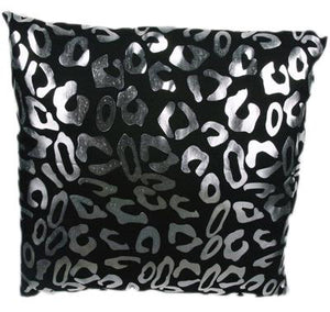 Metallic Leopard Throw Pillow