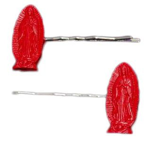 Guadalupe Hair Clips - Red