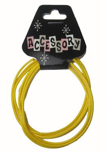 Yellow Rubber Bracelets